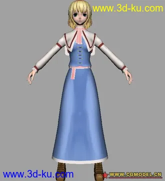 3D打印模型东方系列少女（之五）的图片