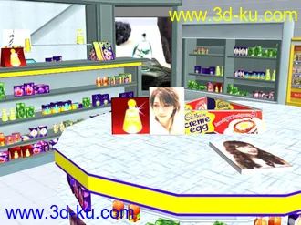 3D打印模型小卖店场景的图片