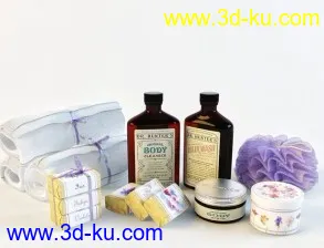 3D打印模型卫浴组件（之四）纸巾、香皂、痱子粉盒...的图片