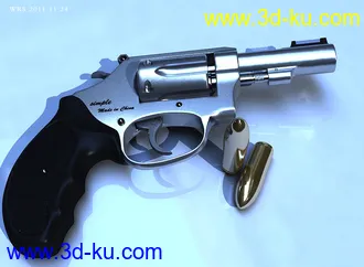 3D打印模型一把左轮的图片