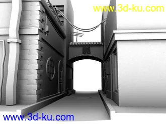 3D打印模型练习做的场景，有用的拿去！的图片