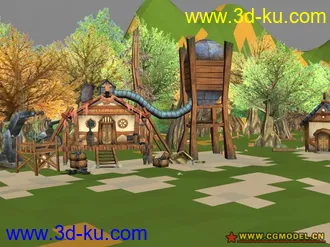 3D打印模型墨香场景系列之路瓦因的图片