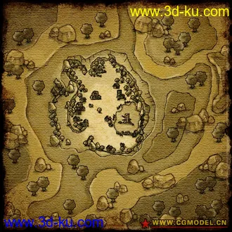 3D打印模型墨香场景系列之路瓦因的图片
