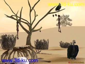 3D打印模型墨香场景系列之鸣沙山的图片