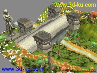 3D打印模型墨香场景系列之女神溪谷的图片