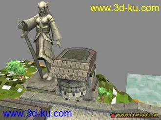 3D打印模型墨香场景系列之女神溪谷的图片