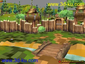 3D打印模型墨香场景系列之女神溪谷的图片