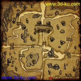 3D打印模型墨香场景系列之女神溪谷的图片