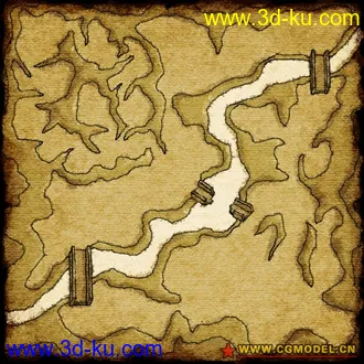 3D打印模型墨香场景系列之嵩山的图片