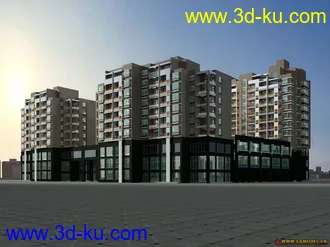 多年收集的多层住宅建筑模型的图片