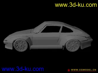 3D打印模型汽车低模的图片