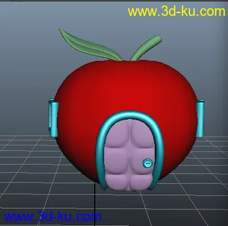 3D打印模型简单的卡通房子，新手刚开始学习。的图片