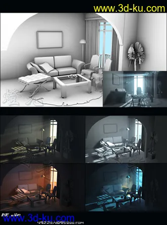 3D打印模型场景灯光的图片