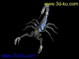 绑定好的 变形金刚里的 机器蝎子模型~带材质！！的图片