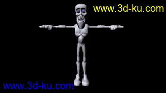 3D打印模型人物绑定的图片