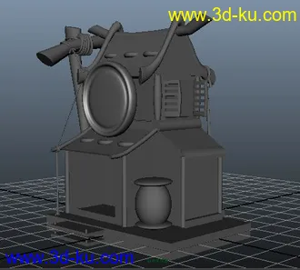 3D打印模型小屋的图片
