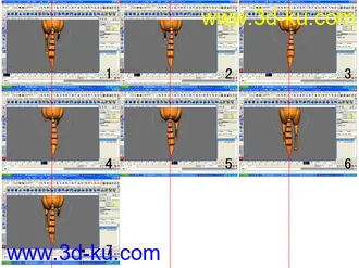 3D打印模型绑定好的马带动画的图片
