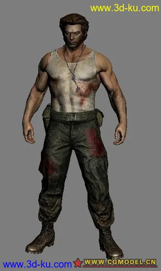 3D打印模型金刚狼的图片