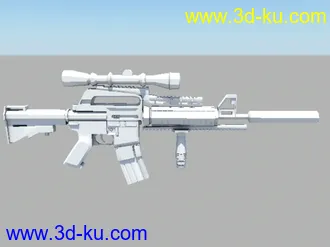 3D打印模型gun  枪的图片