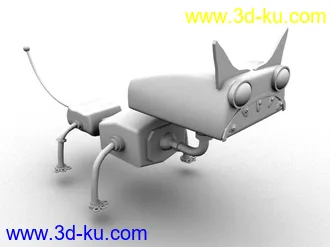 3D打印模型电子猫的图片