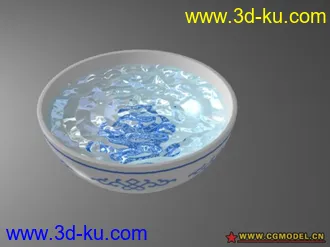 3D打印模型一碗水的图片