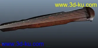 3D打印模型古琴伏羲氏九霄环佩的图片