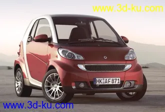 10辆不错的小汽车模型（模型和材质）的图片