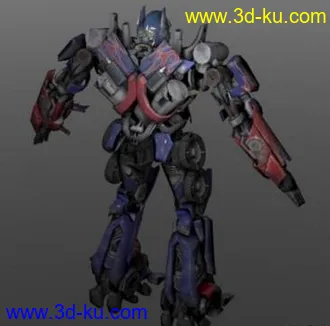 3D打印模型Optimus and Megatron from TF3 Dark of the moon the game的图片