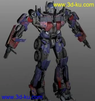 3D打印模型Optimus and Megatron from TF3 Dark of the moon the game的图片
