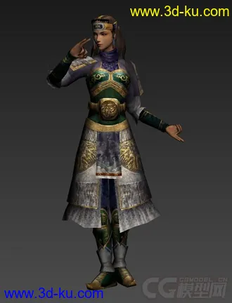 3D打印模型游戏人物 女人的图片