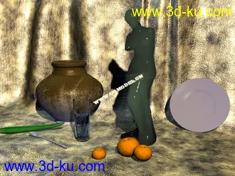 3D打印模型静物渲染的图片