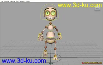 3D打印模型一个骷髅小人的图片