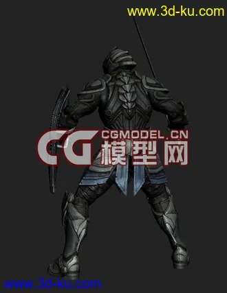 cs绑定2个高精度模型-无尽之剑模型下载（骨骼已绑定，还有动作）的图片