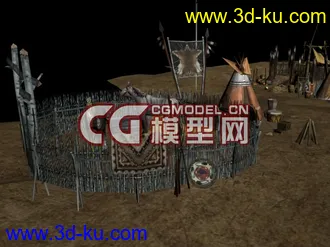 3D打印模型帝国部落场景附带贴图的图片