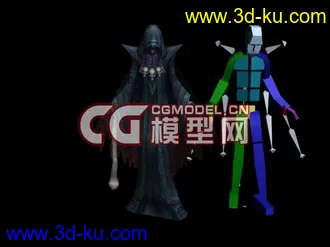邪恶巫师模型-带全套骨骼动画的图片