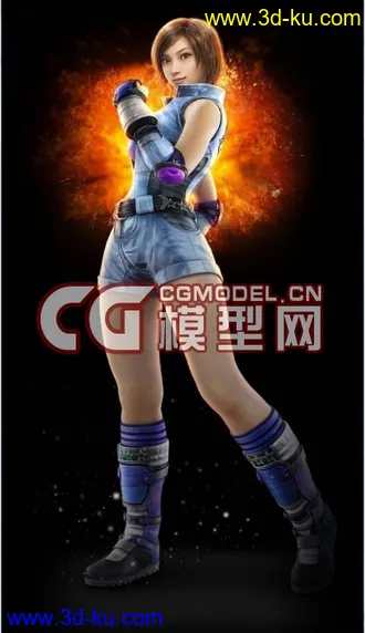 3D打印模型Asuka Kazama的图片