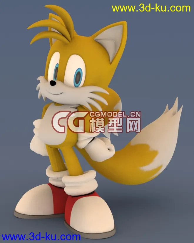 Tails 3d model模型的图片1