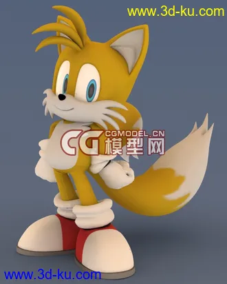 3D打印模型Tails 3d model的图片