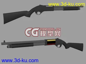 3D打印模型M870-喷子，无贴图高模的图片