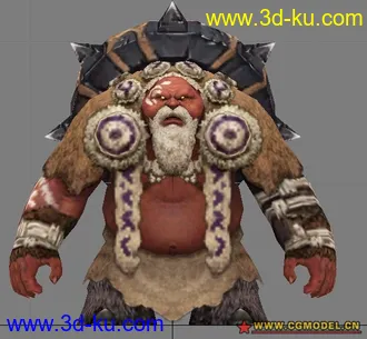 3D打印模型ORC-怪物的图片