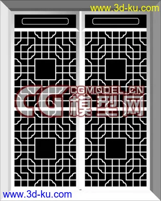 3D打印模型经典古建之门窗的图片