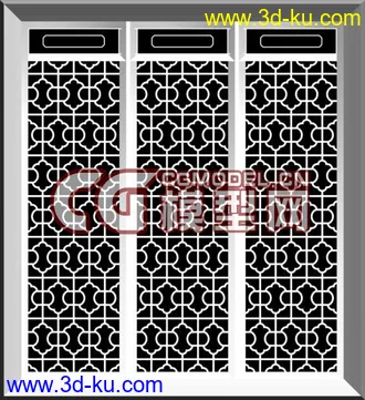 3D打印模型经典古建之门窗的图片