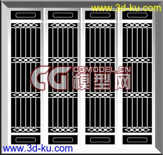 3D打印模型经典古建之门窗的图片