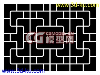 3D打印模型经典古建之门窗的图片