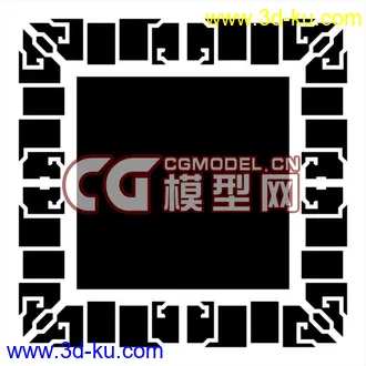 3D打印模型经典古建之门窗的图片