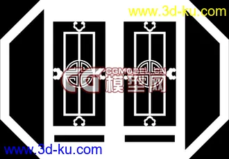 3D打印模型经典古建之门窗的图片