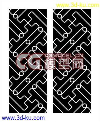 3D打印模型经典古建之门窗的图片