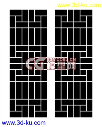 3D打印模型经典古建之门窗的图片