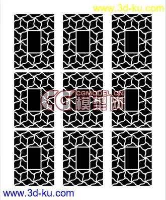 3D打印模型经典古建之门窗的图片