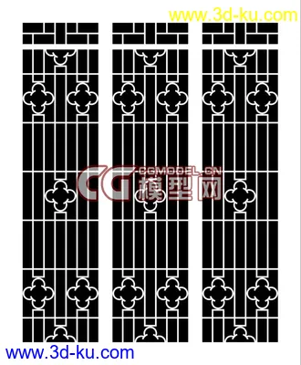 3D打印模型经典古建之门窗的图片